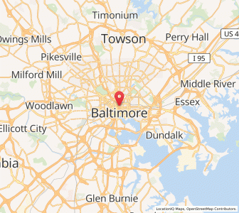 Map of 21215, Maryland