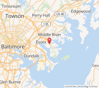 Map of 21221, Maryland