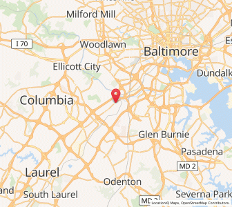 Map of 21227, Maryland