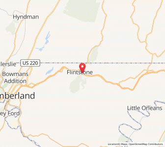 Map of 21530, Maryland