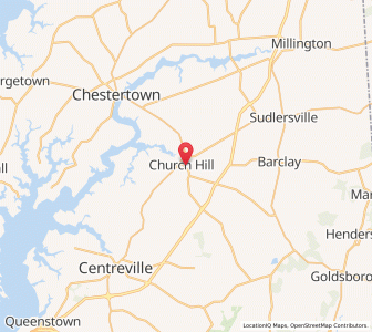 Map of 21623, Maryland