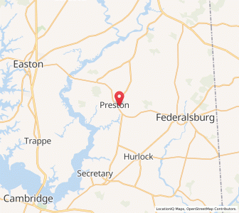 Map of 21655, Maryland