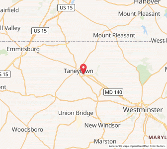 Map of 21787, Maryland