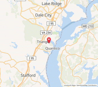 Map of 22172, Virginia