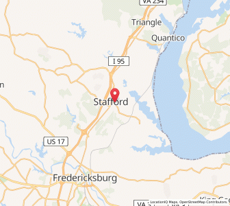 Map of 22554, Virginia