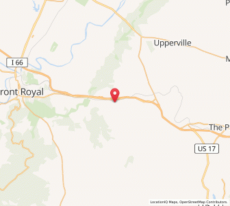 Map of 22643, Virginia