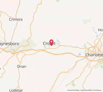 Map of 22932, Virginia