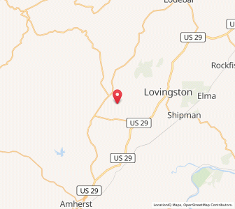 Map of 22967, Virginia