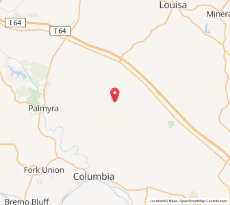 Map of 23084, Virginia