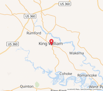 Map of 23086, Virginia