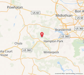 Map of 23120, Virginia