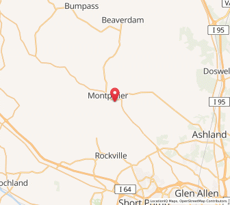 Map of 23192, Virginia