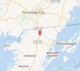 Map of 23415, Virginia