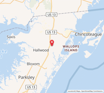 Map of 23442, Virginia