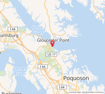 Map of 23690, Virginia