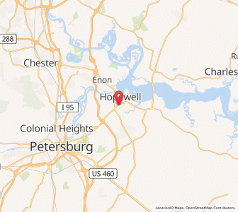 Map of 23860, Virginia