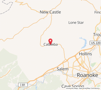 Map of 24070, Virginia