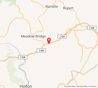 Map of 25965, West Virginia