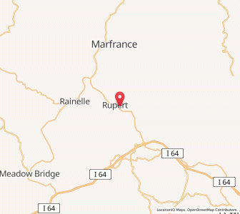 Map of 25984, West Virginia