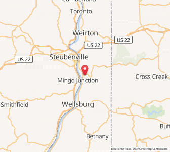 Map of 26037, West Virginia