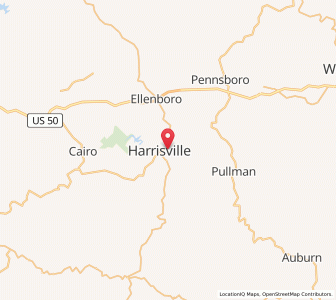Map of 26362, West Virginia