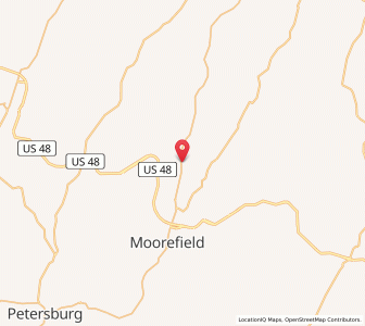 Map of 26845, West Virginia