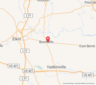 Map of 27011, North Carolina