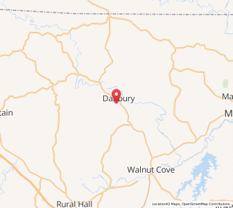 Map of 27016, North Carolina