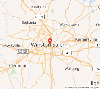 Map of 27103, North Carolina