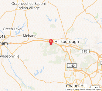 Map of 27243, North Carolina