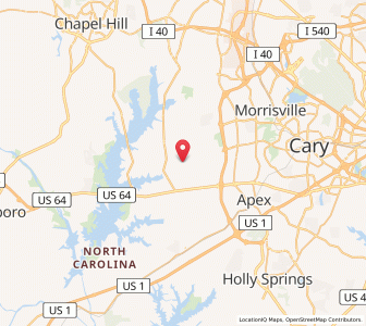 Map of 27523, North Carolina