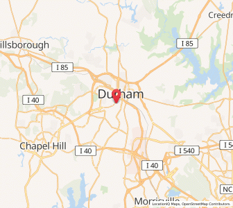 Map of 27712, North Carolina