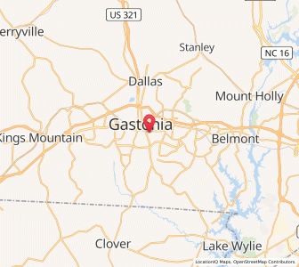 Map of 28052, North Carolina