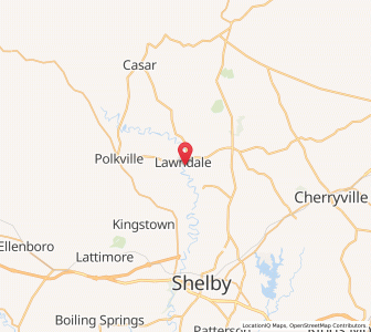 Map of 28090, North Carolina