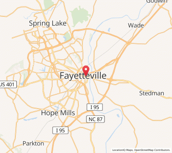 Map of 28311, North Carolina