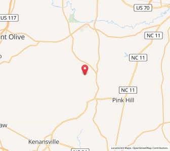 Map of 28508, North Carolina