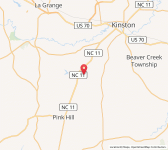 Map of 28525, North Carolina