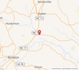 Map of 28530, North Carolina