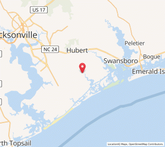 Map of 28539, North Carolina