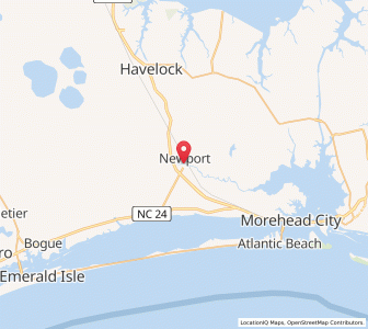 Map of 28570, North Carolina