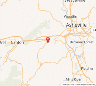 Map of 28715, North Carolina
