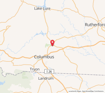 Map of 28756, North Carolina