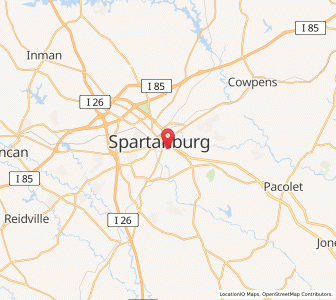 Map of 29303, South Carolina