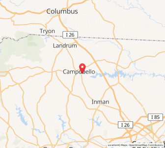 Map of 29322, South Carolina