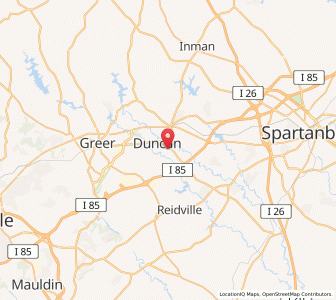 Map of 29334, South Carolina