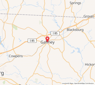 Map of 29341, South Carolina