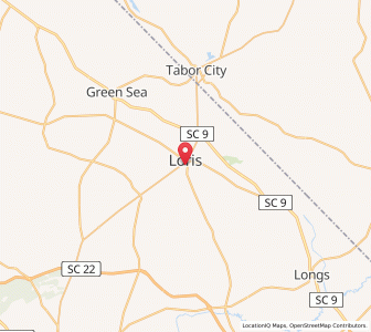 Map of 29569, South Carolina