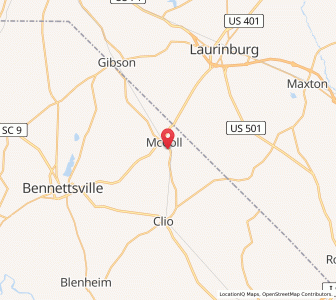 Map of 29570, South Carolina