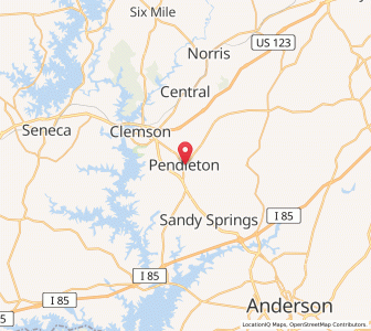 Map of 29670, South Carolina