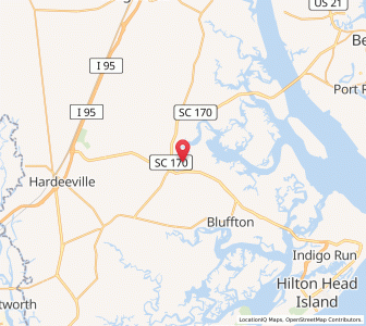 Map of 29909, South Carolina